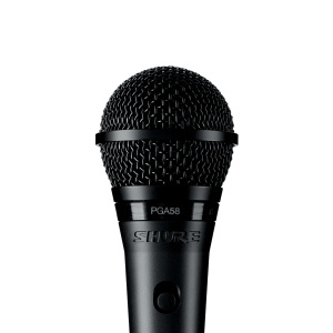 Shure PGA58 Vocal Microphone w/XLR-XLR Cabe