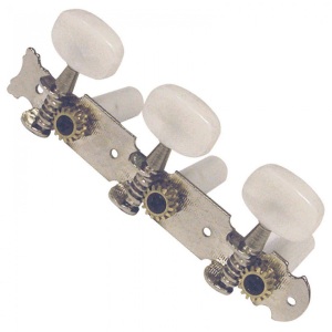 Guitar Tech GT414 Classical Guitar Machineheads - Chrome