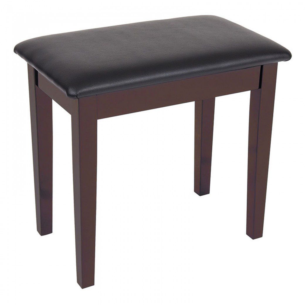 Kinsman KPB01BRN Piano Bench With storage - Satin Rosewood