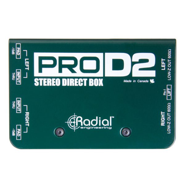 Radial ProD2 Stereo Passive Direct Box D.I. - Image 11