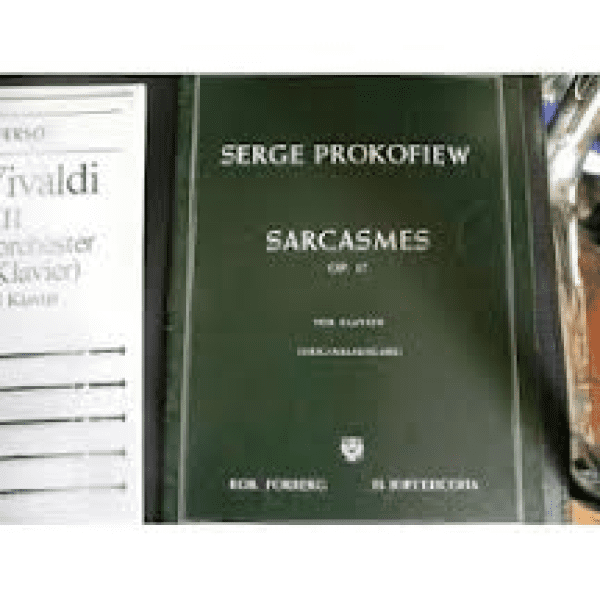 Serge Prokofiev - Sarcasmes Op. 17 for Piano.