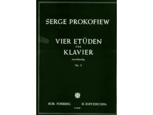Serge Prokofiev - Vier Etuden fur Klavier Op. 2 for Piano.