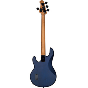 Sterling by Music Man Stingray Ray34PB - Poplar Burl - RW - Neptune Blue Satin