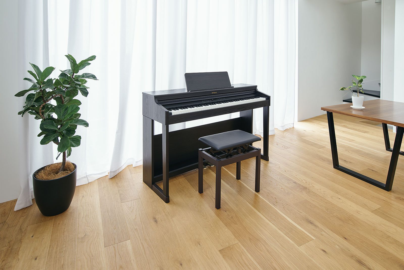 Roland RP701 DR Home Set Digital Piano - Dark Rosewood - Image 4
