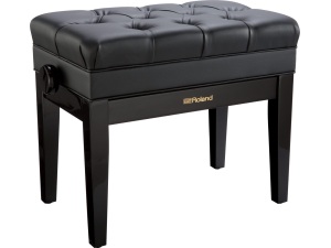 Roland RPB-500PE Piano Bench w/Storage - Polished Ebony