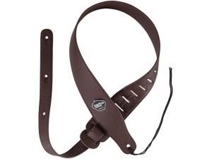 Rock You Brown Leatherette Guitar Strap