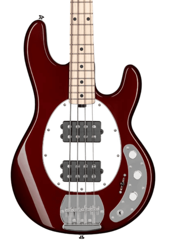 Sterling By Music Man StingRay Ray4 HH - Candy Apple Red - Image 4