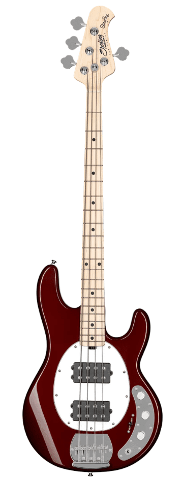 Sterling By Music Man StingRay Ray4 HH - Candy Apple Red