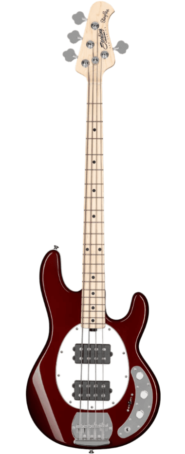 Sterling By Music Man StingRay Ray4 HH - Candy Apple Red - Image 2