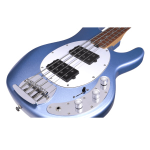 Sterling By Music Man StingRay Ray4 HH - Lake Blue Metallic