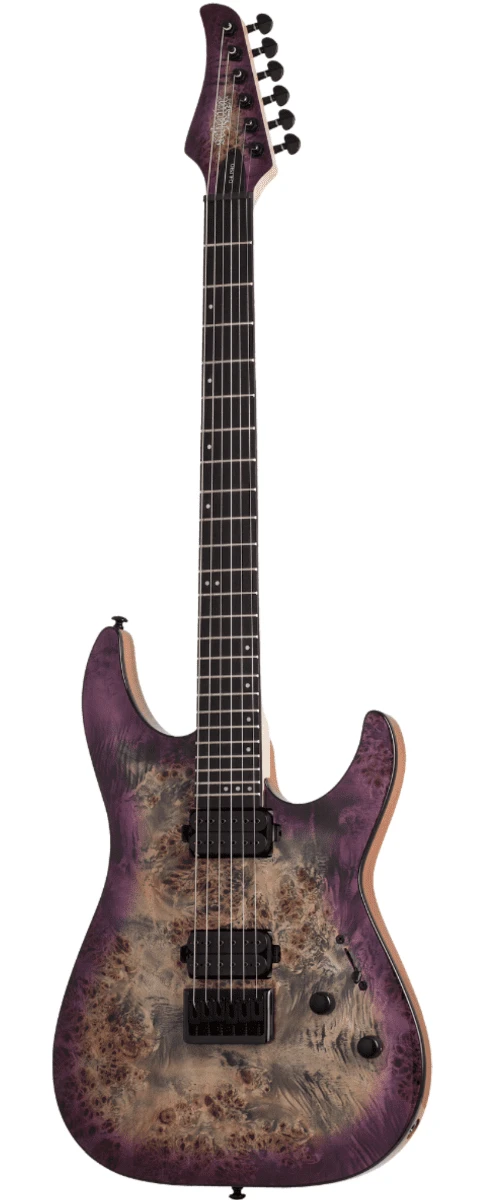Schecter C-6 Pro Aurora Burst