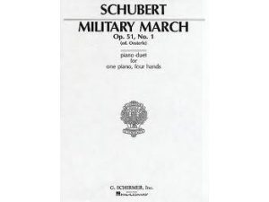 Scubert - Military March Op. 51, No. 1 for the Piano.