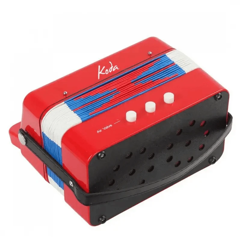 Koda 7 Button Childrens Accordion HC103A-Red - Image 5