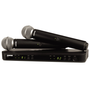 Shure BLX288/SM58 Wireless Dual Vocal System w/2 x SM58