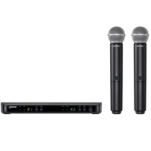 Shure BLX288/SM58 Wireless Dual Vocal System w/2 x SM58