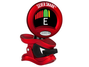 Snark Silver SIL1RD Clip-On All Instrument Tuner - Red Silver