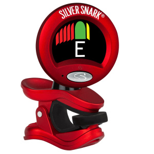 Snark Silver SIL1RD Clip-On All Instrument Tuner - Red Silver