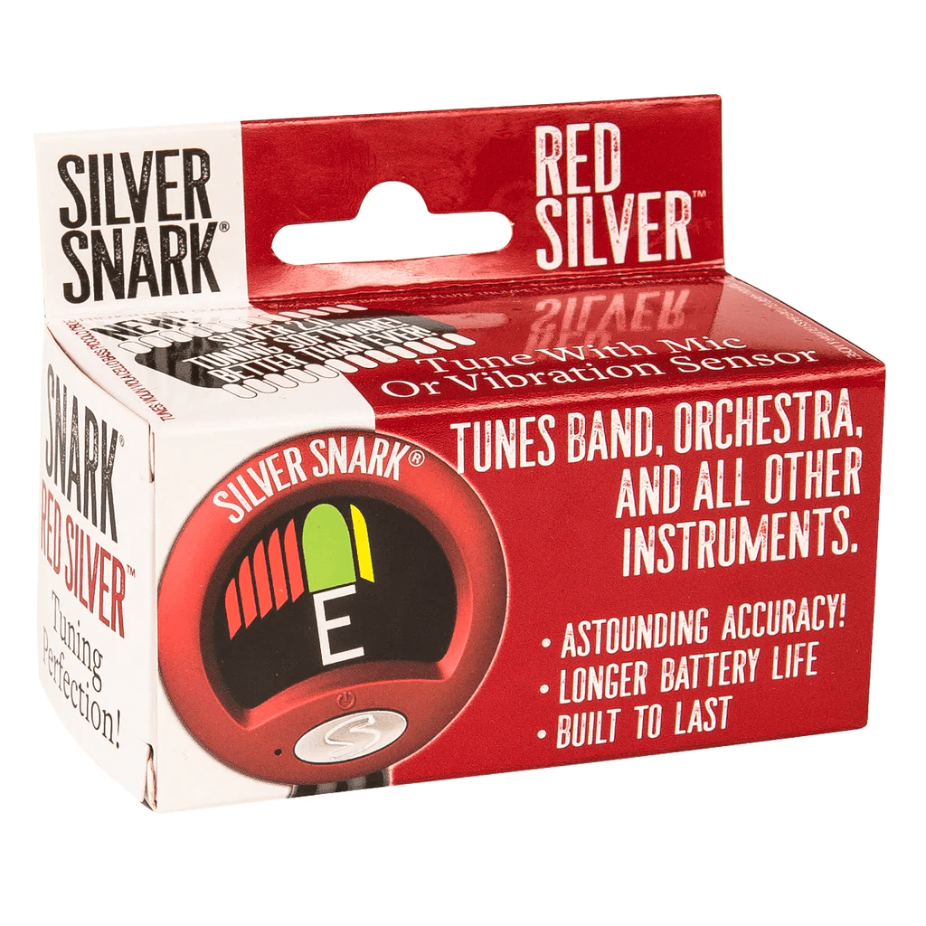 Snark Silver SIL1RD Clip-On All Instrument Tuner - Red Silver - Image 5
