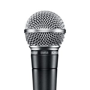 Shure SM58LCE Kit - Vocal Microphone w/Stand + 20ft XLR Cable