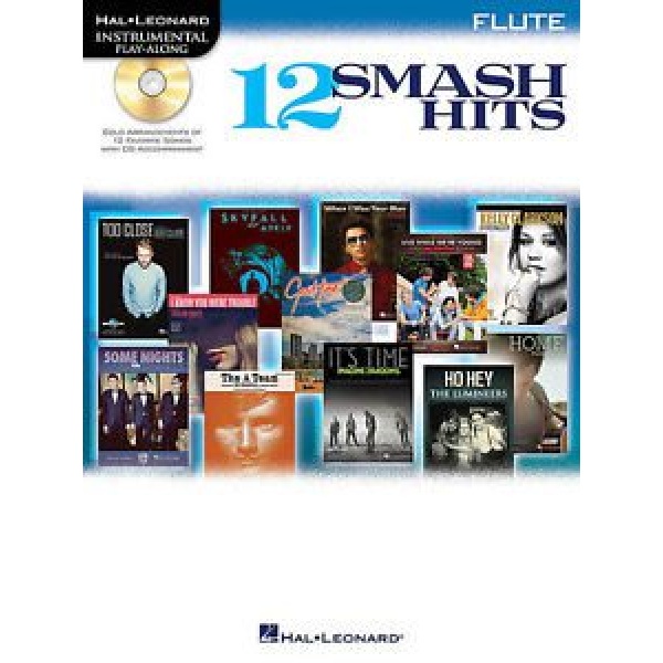 Instrumental Play-Along: 12 Smash Hits (CD Included) - Flute