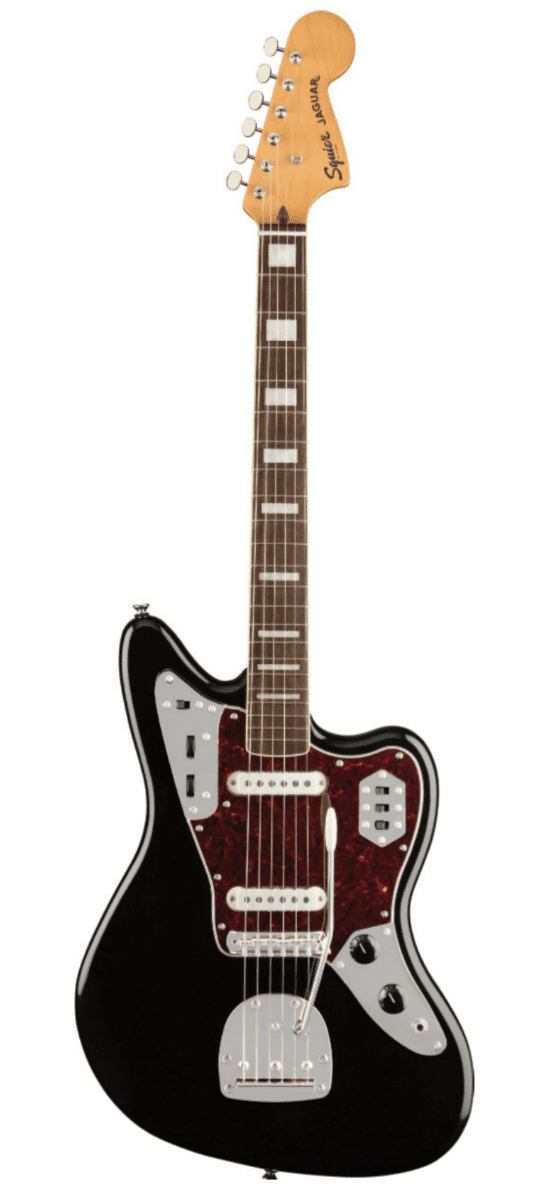 Fender Squier Classic Vibe 70's Jaguar LRL BLK - Image 2