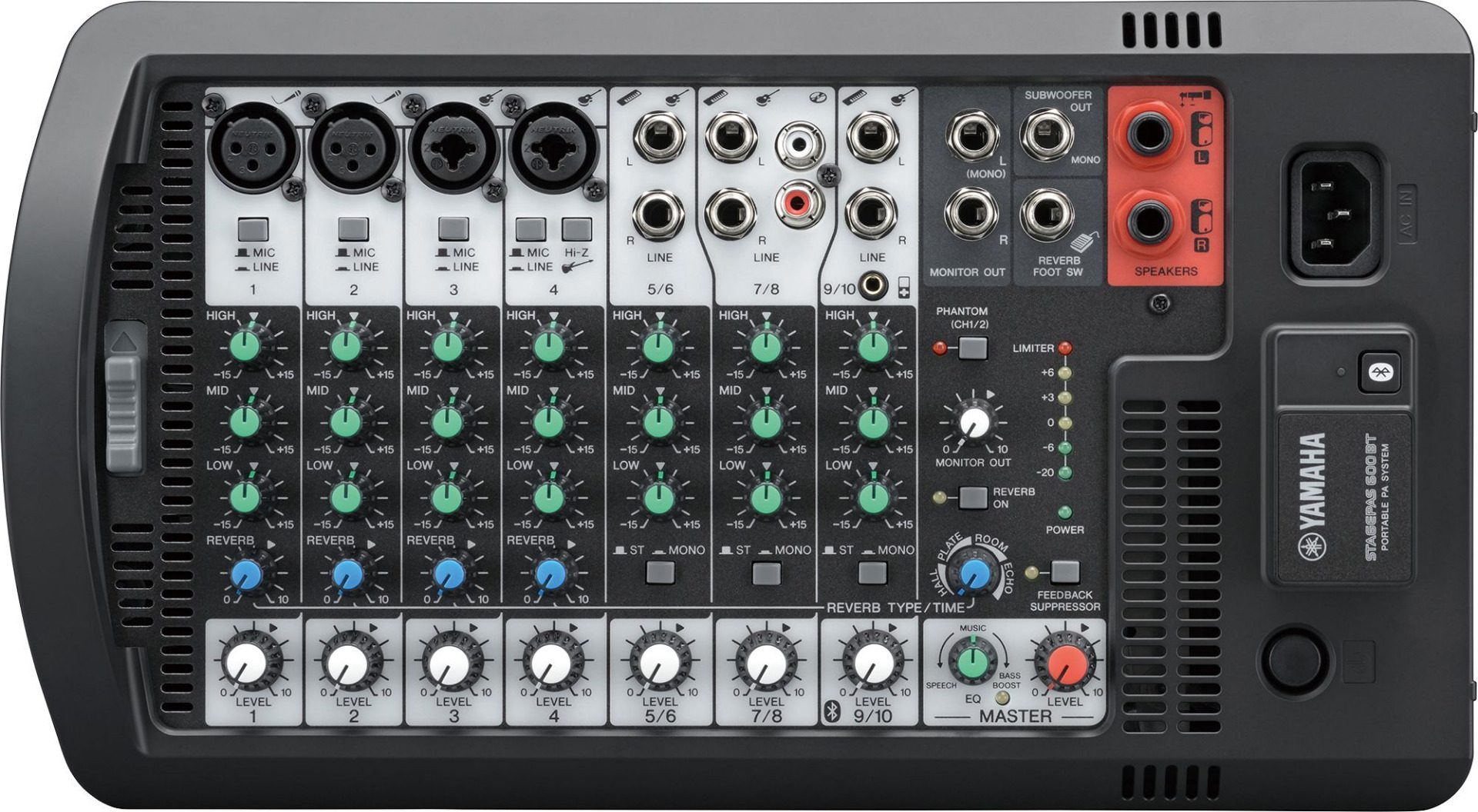 Yamaha StagePAS 600BT Portable P.A. System - Image 4