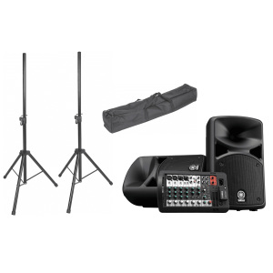Yamaha StagePAS 400BT w/Speaker Stands