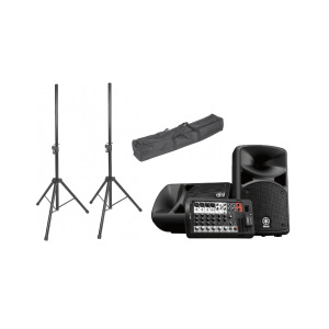 Yamaha StagePAS 400BT w/Speaker Stands