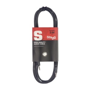 Stagg 3M Stereo Mini Jack Audio Cable Minijack/Minijack