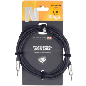 Stagg Pro 6M Mini Jack-Mini Jack Stereo/Aux Cable