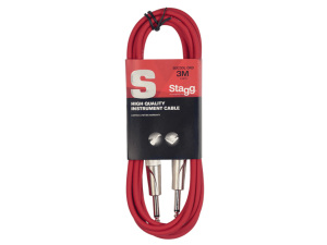 Stagg 3M/10FT Red Instrument Cable S-Series`
