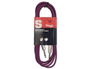 Stagg 3M/10FT Purple Instrument Cable S-Series
