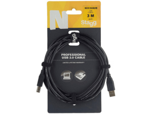 Stagg 3M USB-A to USB-B Cable