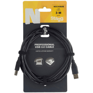 Stagg 3M USB-A to USB-B Cable