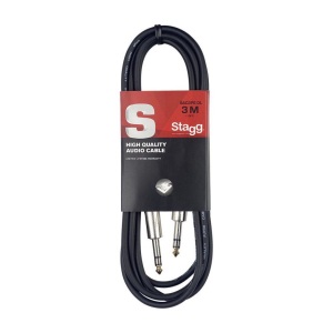 Stagg 3M Stereo Audio Cable Jack/Jack