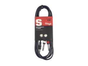 Stagg 3M Stereo Y-Cable Minijack/Jack (M/M) Stereo/Mono