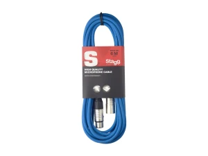 Stagg SMC6 6M/20ft Mic Cable XLR - XLR  Blue