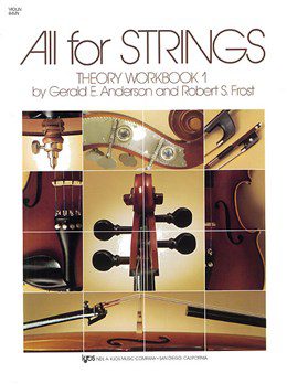 All for Strings: Theory Workbook 1 - Gerald E. Anderson & Robert S. Frost