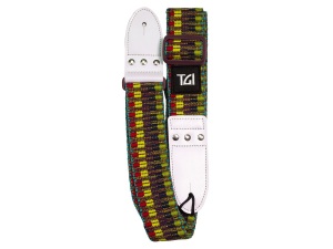 TGI Guitar Strap Woven Cotton - Brown