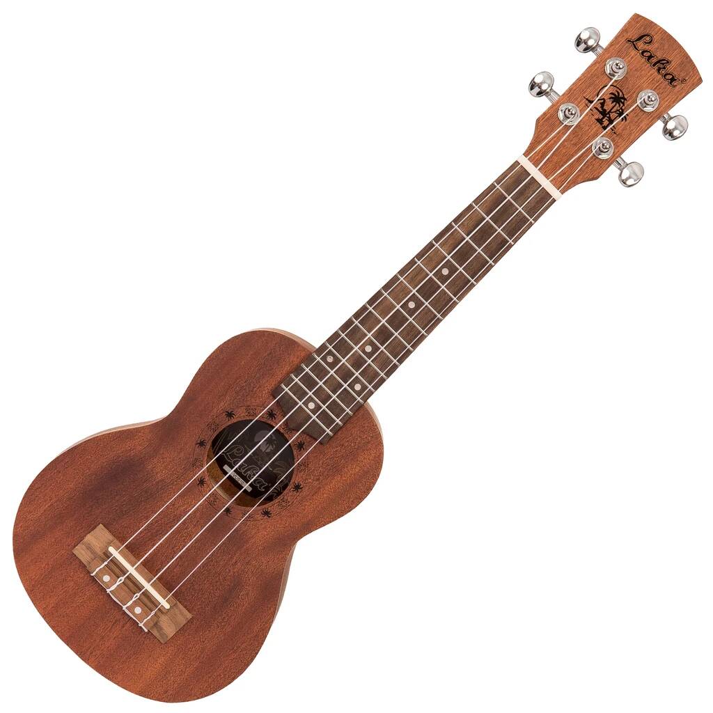 LAKA VUS10 Mahogany Series Ukulele & Carry Bag - Soprano - Image 3