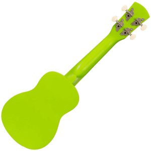 LAKA Rainbow Series Soprano Ukulele & Carry Bag - Green
