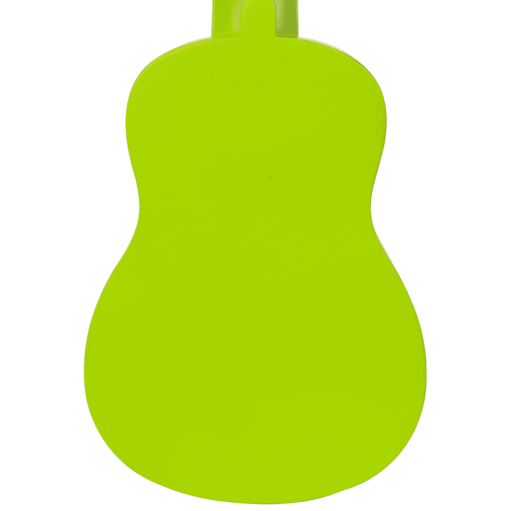 LAKA Rainbow Series Soprano Ukulele & Carry Bag - Green - Image 6