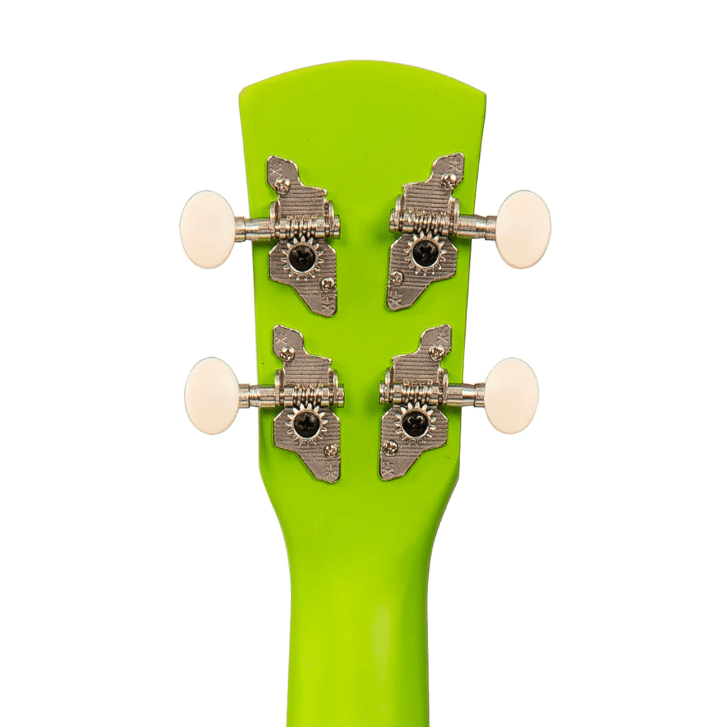 LAKA Rainbow Series Soprano Ukulele & Carry Bag - Green - Image 8