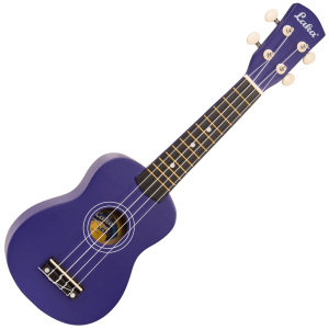 LAKA Rainbow Series Soprano Ukulele & Carry Bag - Indigo