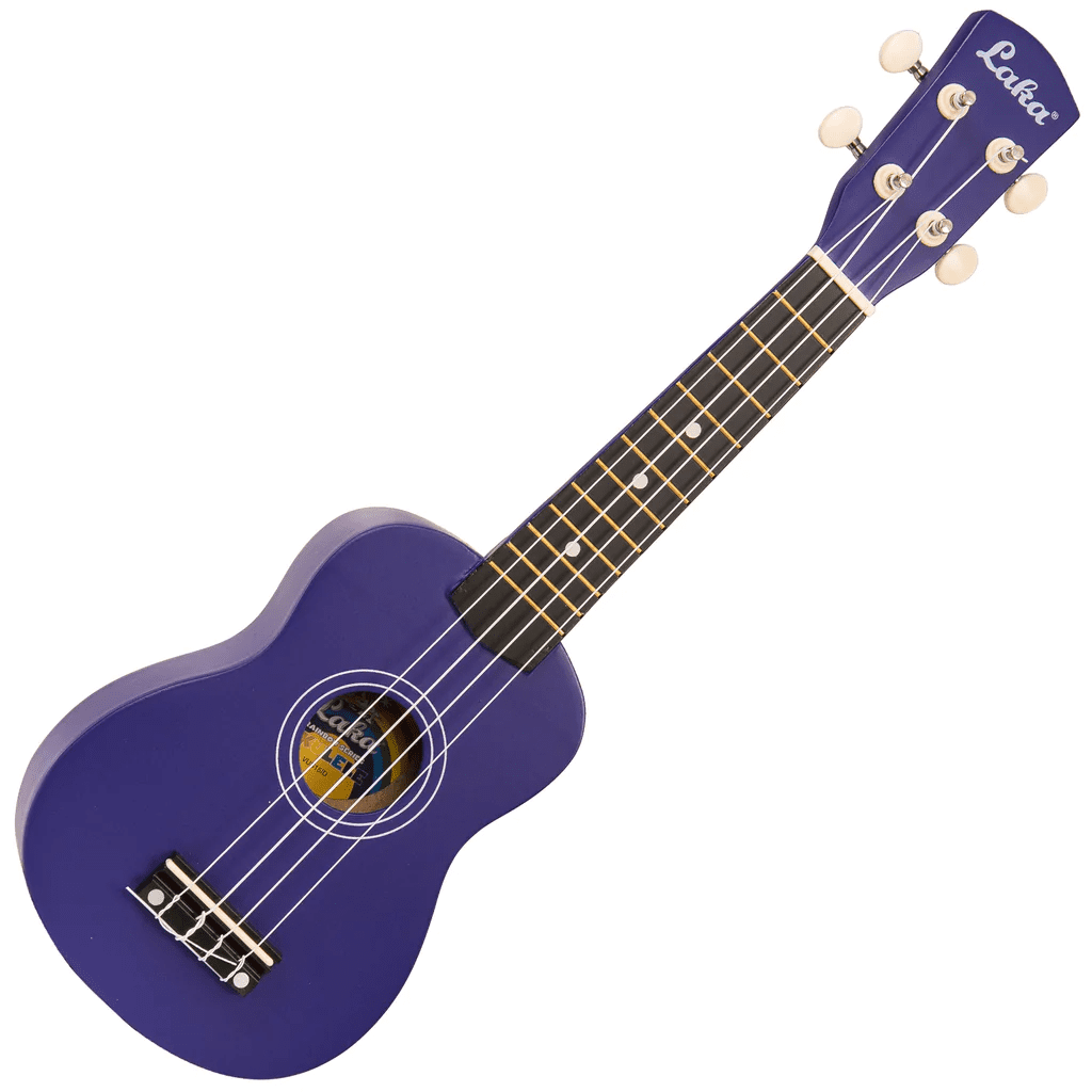 Laka Rainbow Series Soprano Ukulele & Carry Bag - Violet