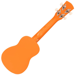 LAKA Rainbow Series Soprano Ukulele & Carry Bag - Orange