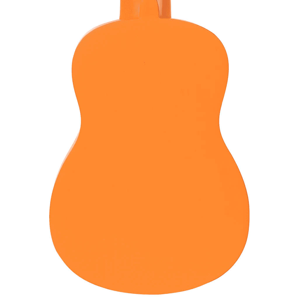 LAKA Rainbow Series Soprano Ukulele & Carry Bag - Orange - Image 6