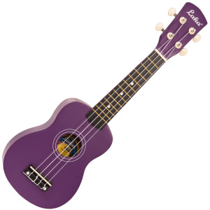 LAKA Rainbow Series Soprano Ukulele & Carry Bag - Violet