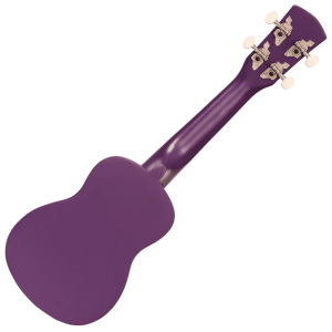LAKA Rainbow Series Soprano Ukulele & Carry Bag - Violet