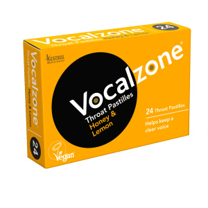 Vocalzone Throat Pastilles - Honey And Lemon